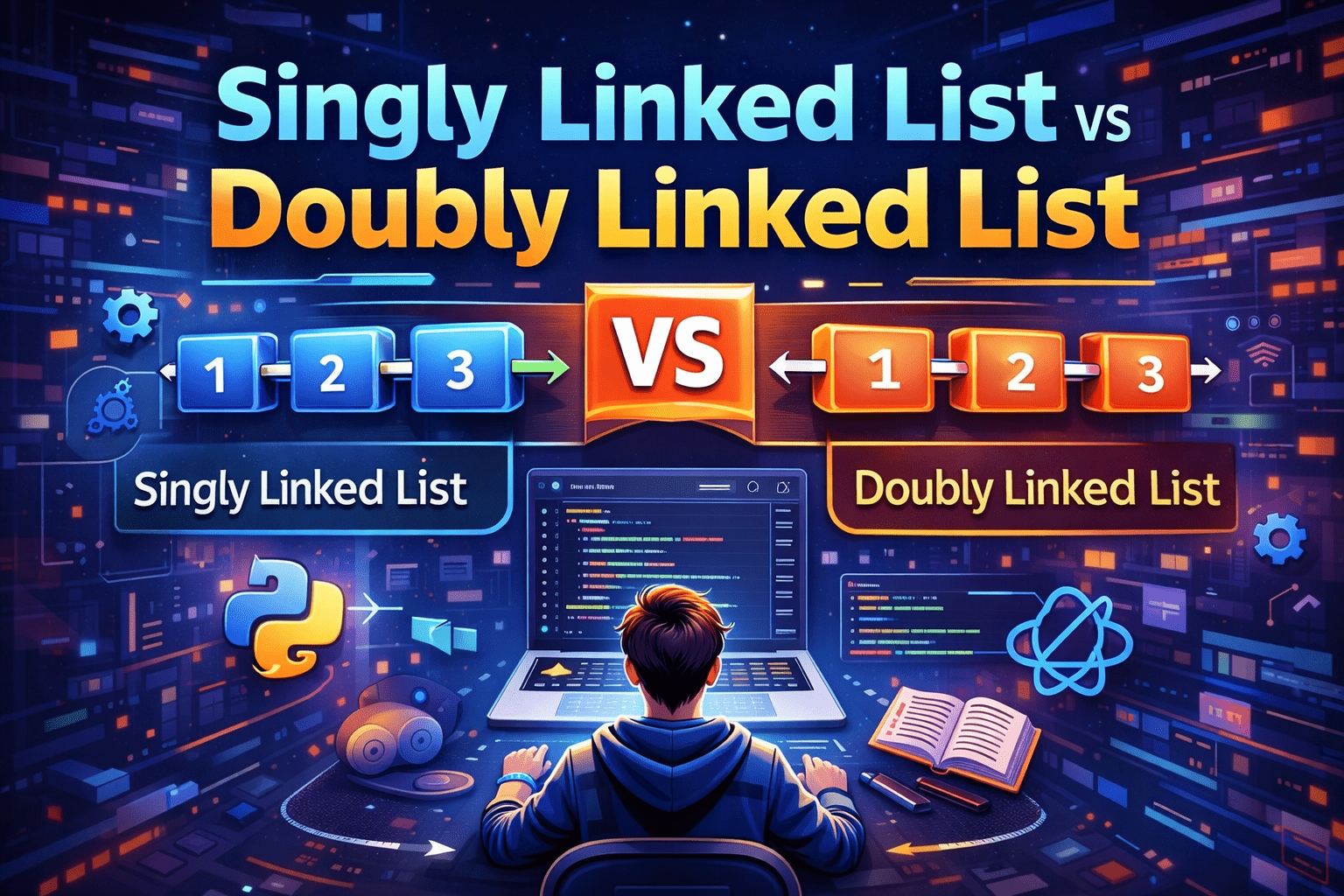Singly Linked List vs Doubly Linked List: 7 Essential Differences [Best Guide]